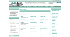 Desktop Screenshot of healthpopular.com